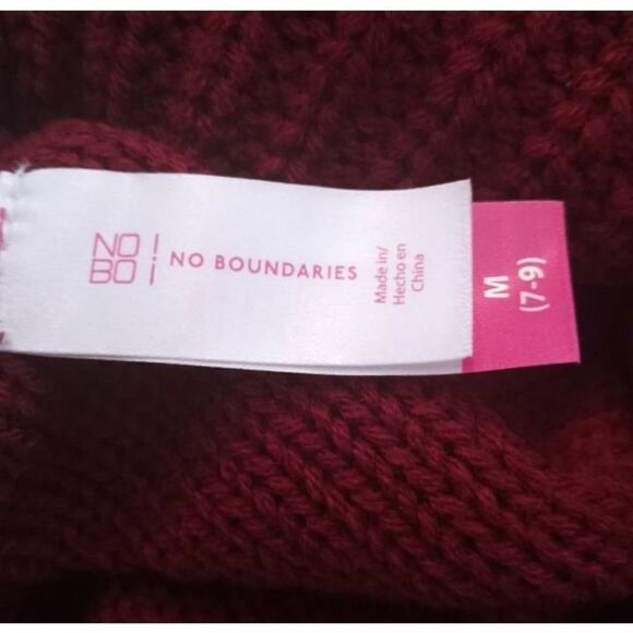 NO BOUNDARIES RUST COWL-NECK SWEATER DRESS SZ.M EUC. - Picture 4 of 6